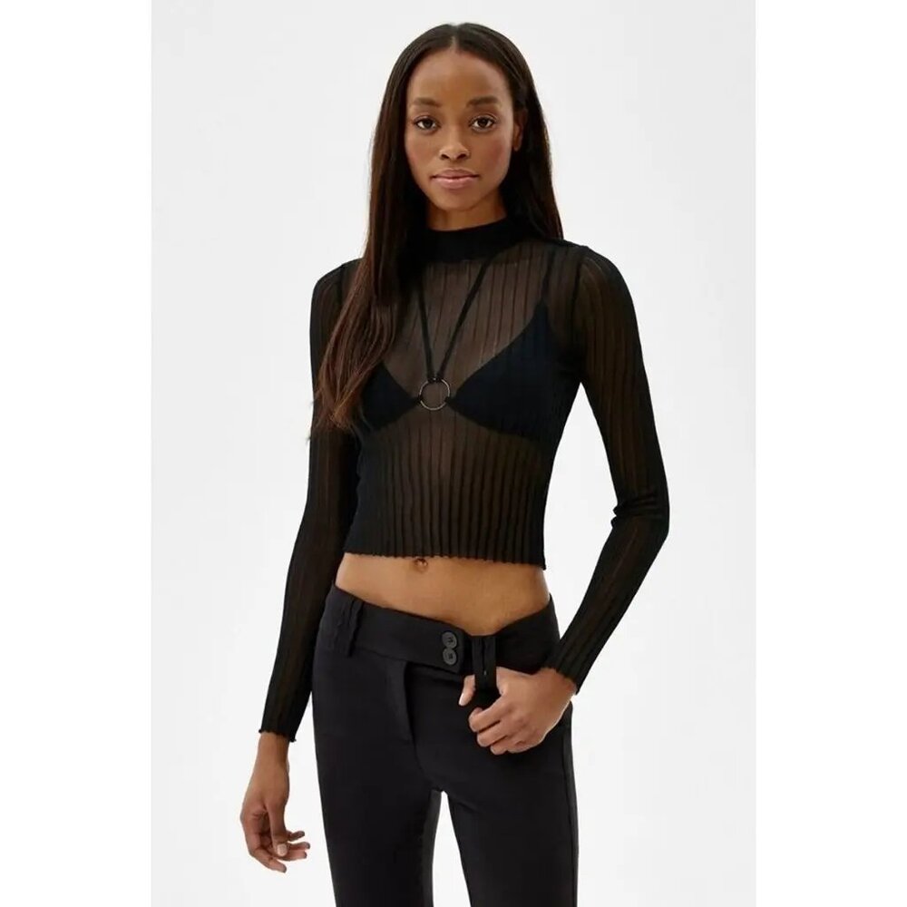 NEW Bershka Sheer Top